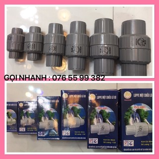 Van 1 chiều nhựa phi 21,27,34,42,49,60