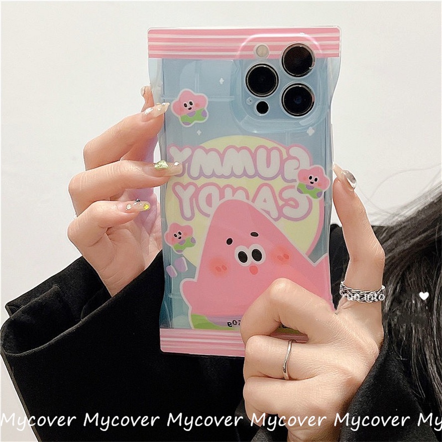 Ốp Điện Thoại Silicon Họa Tiết Hoạt Hình Màu Sắc Ngọt Ngào Cho iPhone 11 12 13 14 Pro Max X XR Xs Max 6 7 8 Plus SE 2020