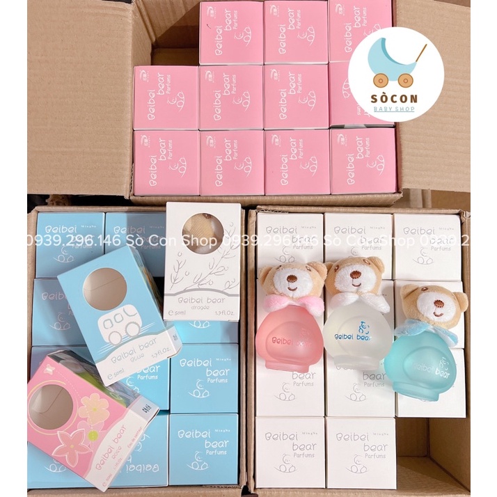 Nước Hoa Em Bé Gấu Beibei Bear 50ml / Nước Hoa Trẻ Em