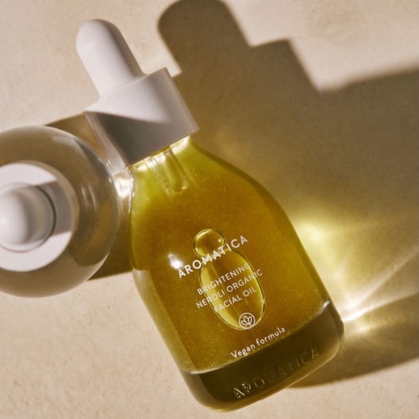 Tinh dầu dưỡng hoa cam hữu cơ sáng da Aromatica Neroli Brightening Facial Oil 30ml
