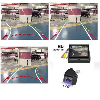 Camera lùi ahd ô tô cao cấp - vạch cong theo góc đánh lái, camera lùi ahd đánh lái theo vô lăng chuẩn hd- màu bạc