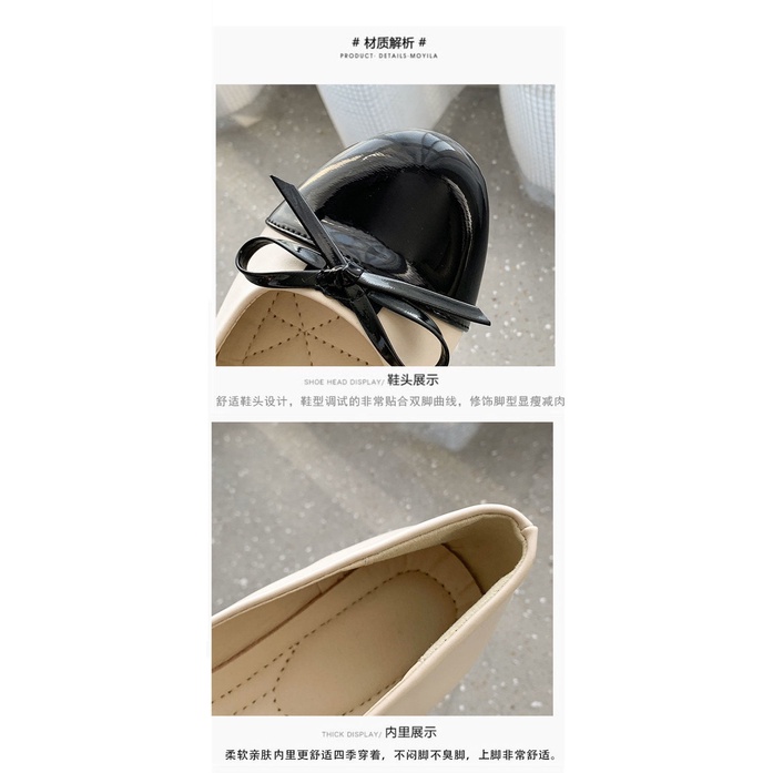 Giày Búp Bê Mũi Tròn Đế Mềm Thoải Mái Thời Trang Xuân Thu Cho Nữ Size 35-43 41 42