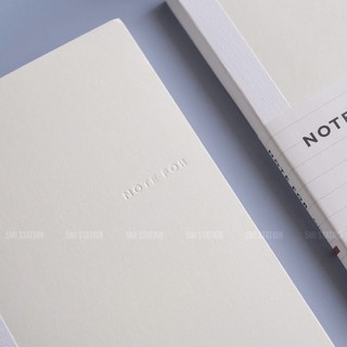 Sổ Tay Ghi Chép NOTE FOR Basic Khổ A5 A6 Màu Trắng