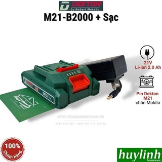 Pin Dekton M21-B2000 [2.0 Ah] - M21-B3000 [3.0 Ah] - 21V