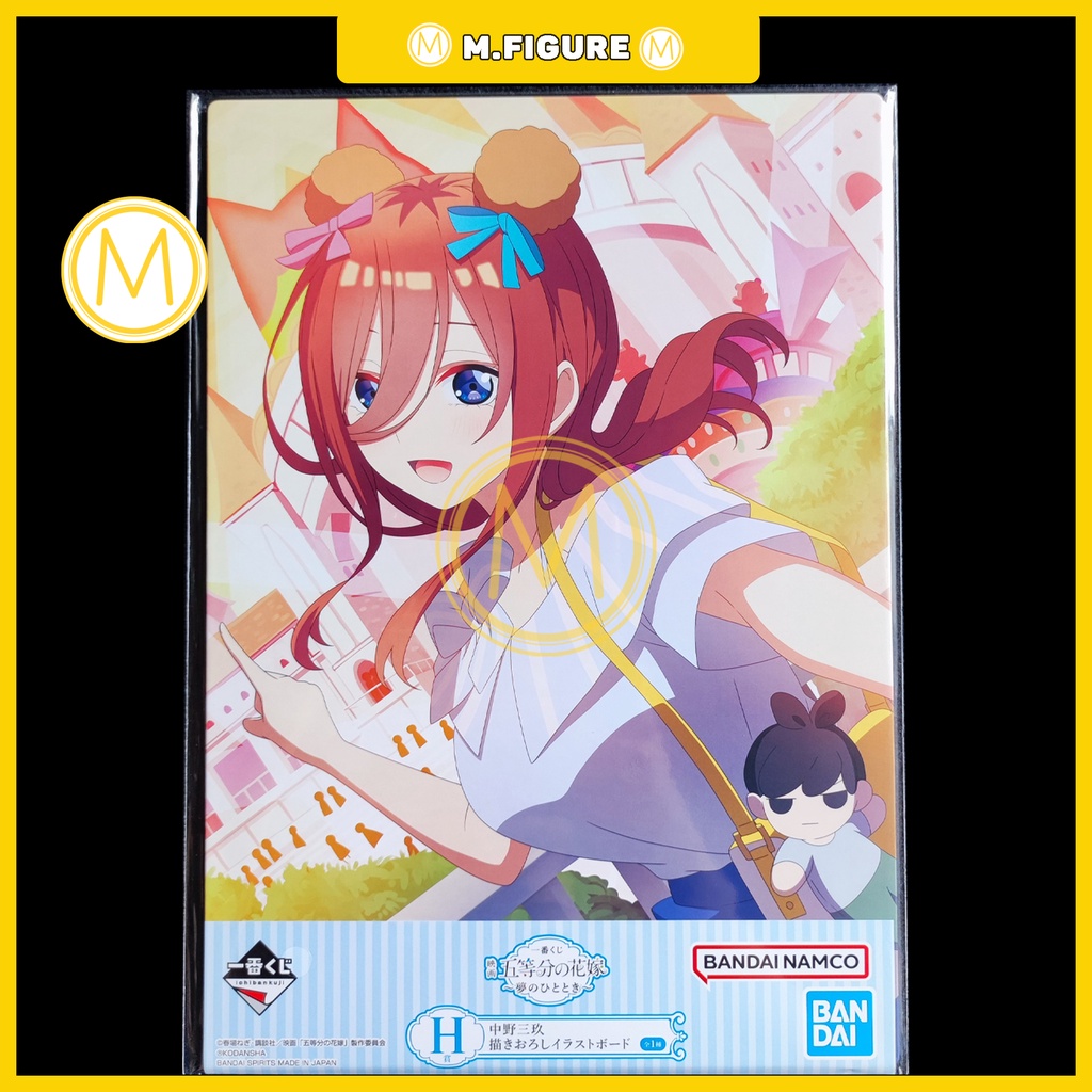 TRANH PVC NHÀ CÓ 5 NÀNG DÂU - ICHIBAN KUJI - GOTOUBUN NO HANAYOME ART BOARD