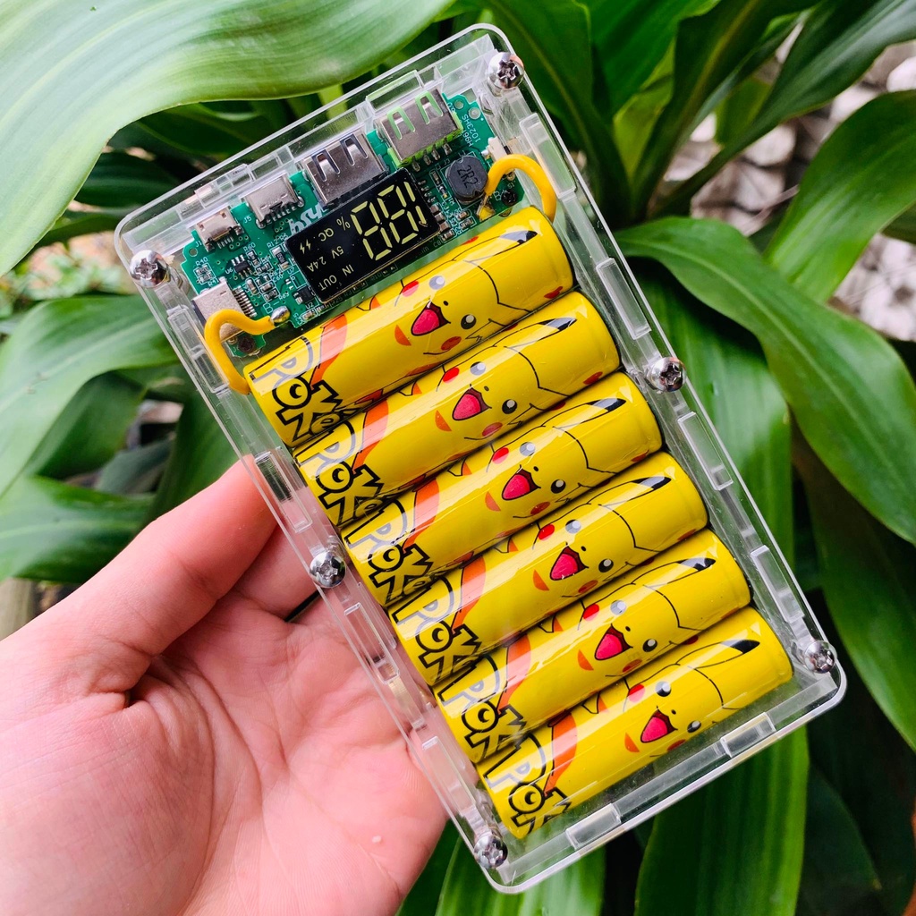 Sạc Dự Phòng Trong Suốt 15.000Mah Sạc Nhanh 15w