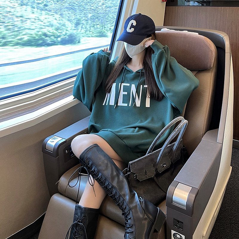 Áo Hoodie Nỉ Bông Mũ 2 Lớp Form Rộng 40-70kg Màu Xanh Lá MENT Cho Nam và Nữ