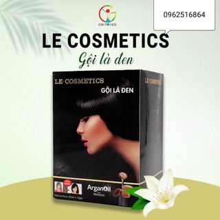 DẦU GỘI ĐEN TÓC LE-COSMETICS (1 HỘP 10 GÓI)