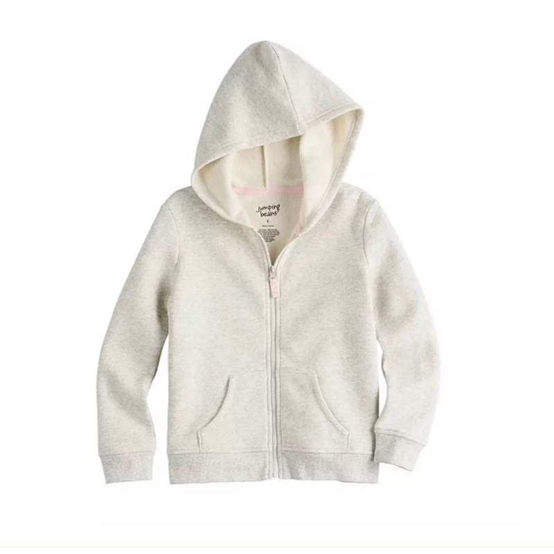 Áo khoác nỉ mỏng xuất dư xịn cho bé gái 1-5t