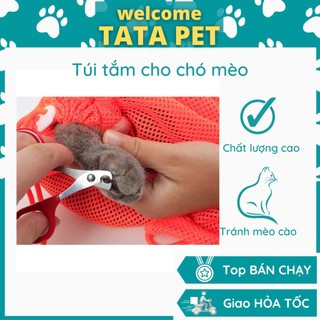 Túi lưới đa năng - túi tắm cho mèo - túi hỗ trợ cắt móng mèo- Tatapet shop