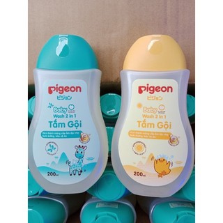 [Hàng chính hãng]Sữa Tắm gội Pigeon Jojoba /Hoa hướng Dương 200ml
