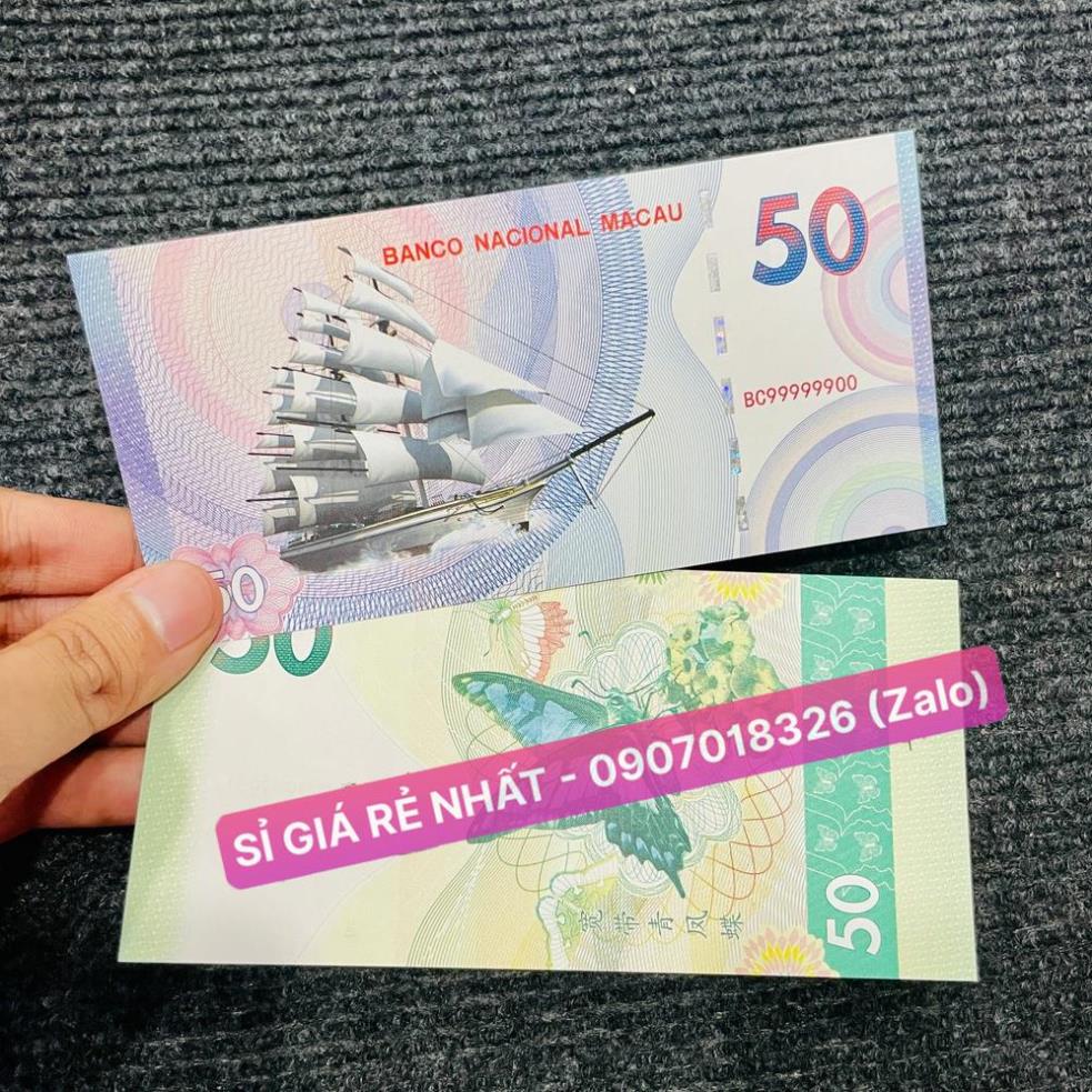 COMBO 10 Tờ Tiền Kỉ Niệm Thuận Buồm Xuôi Gió Của Macao , Phong Thủy May Mắn