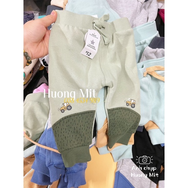 Quần nỉ bông bé trai bé gái auth tuồn