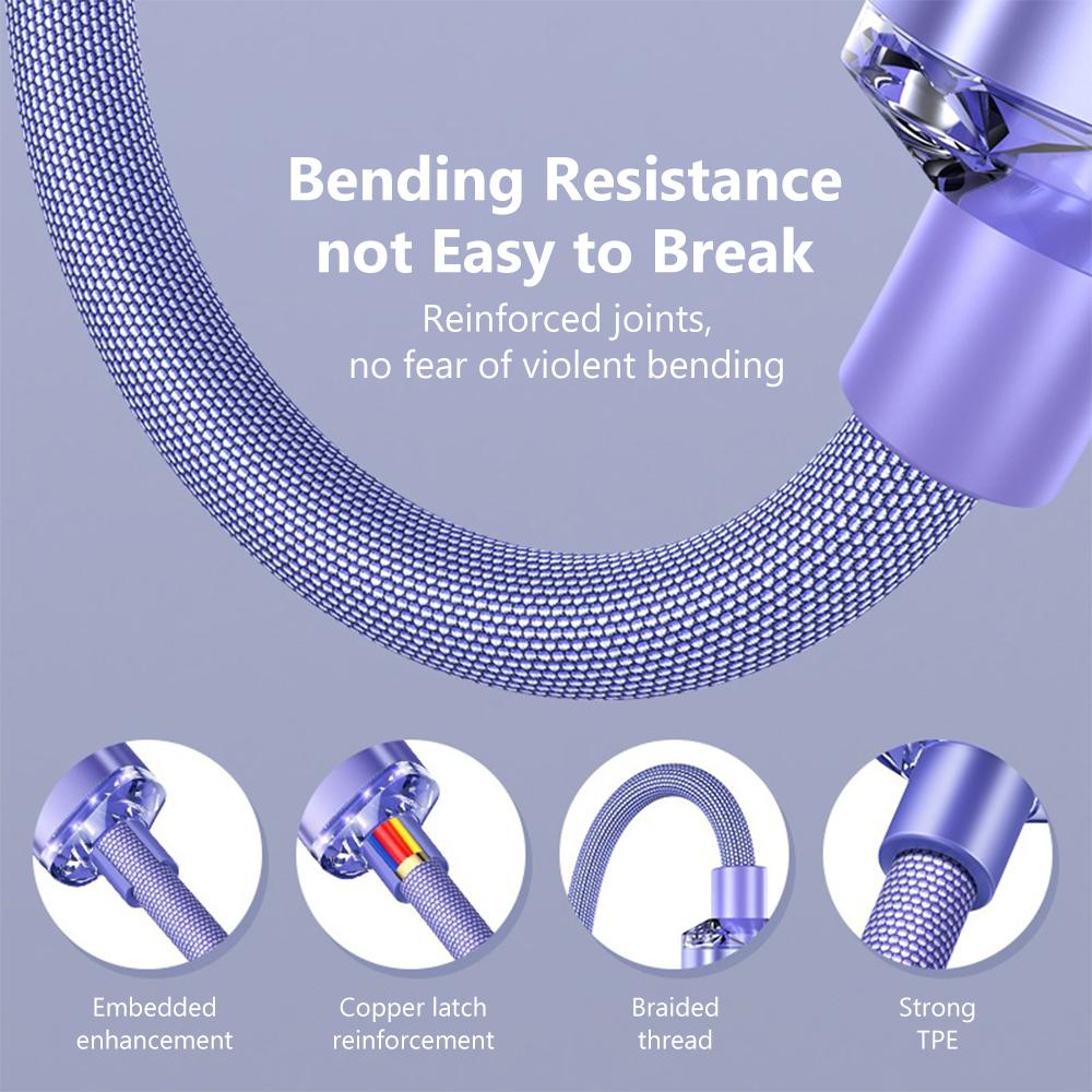 Dây Cáp Sạc Nhanh USB Loại C 100W 6A PD Cho Huawei Xiaomi