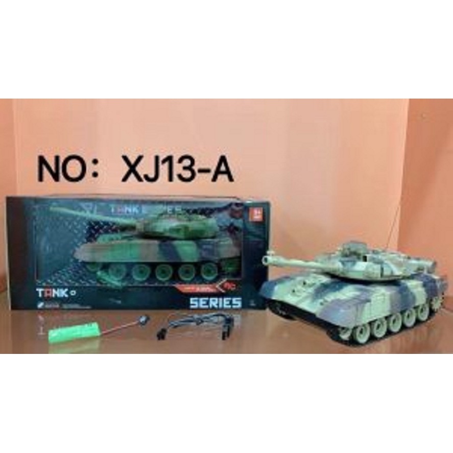 Trò chơi xe tăng điều khiển chạy bằng xích dùng pin sạc phát nhạc có đèn