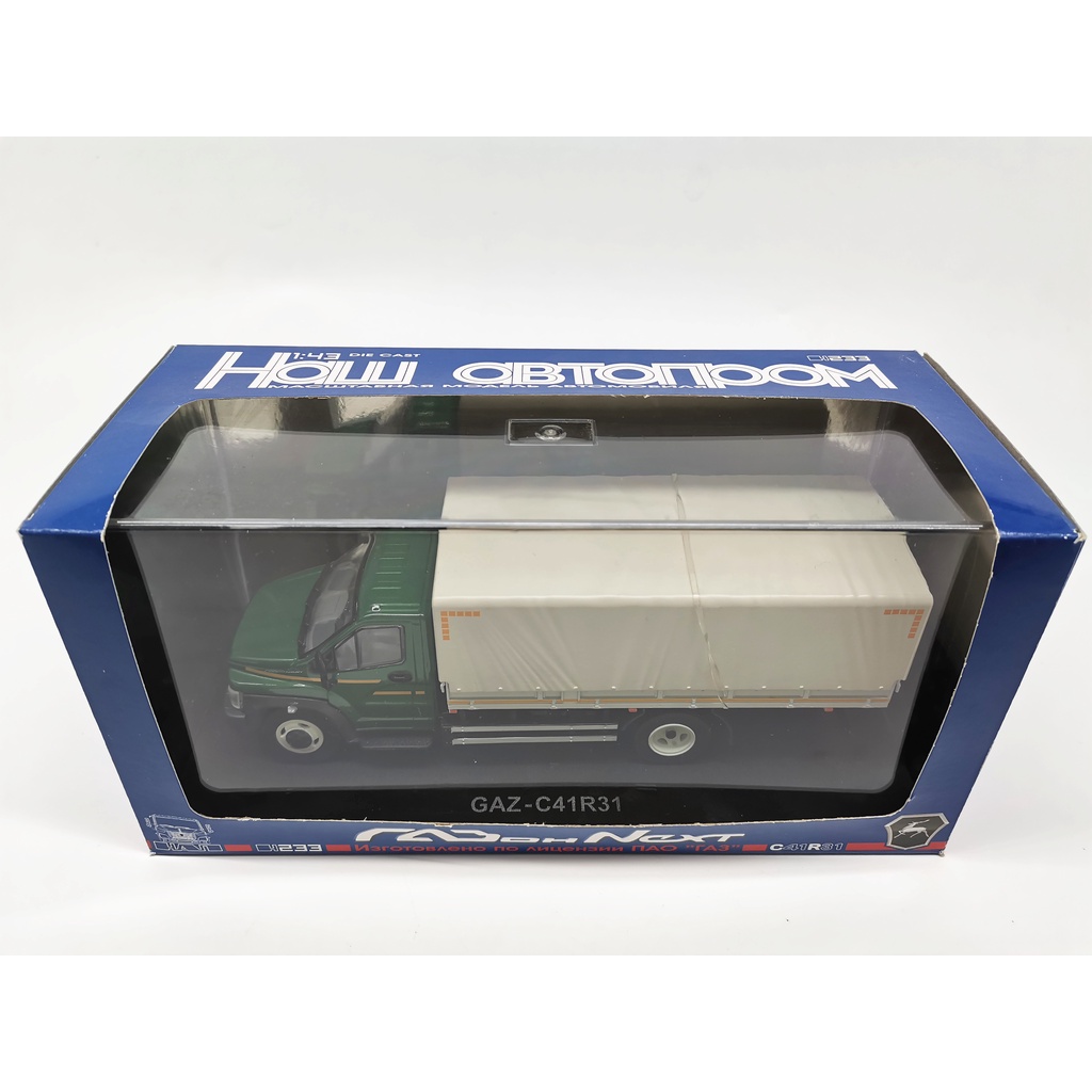 Mô Hình Xe Tải Nga GAZ C41R31 Bằng Hợp Kim Tỉ Lệ 1 / 43
