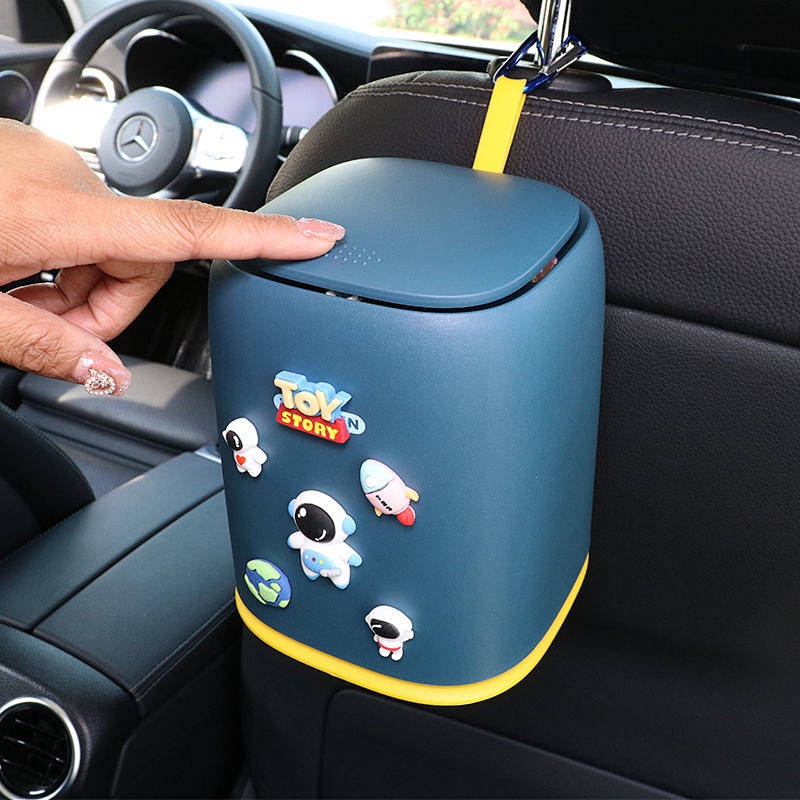 Thùng rác sáng tạo thiết kế dễ thương tiện dụng cho xe hơi 4c5X