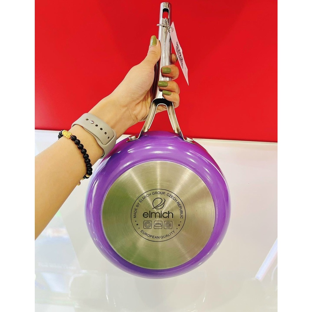 Chảo Chống Dính Vân Đá Đáy Từ Full induction Elmich Hera
