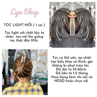 TÓC LIGHT NỐI kèm chì nối hoặc chun nối (1 sợi)