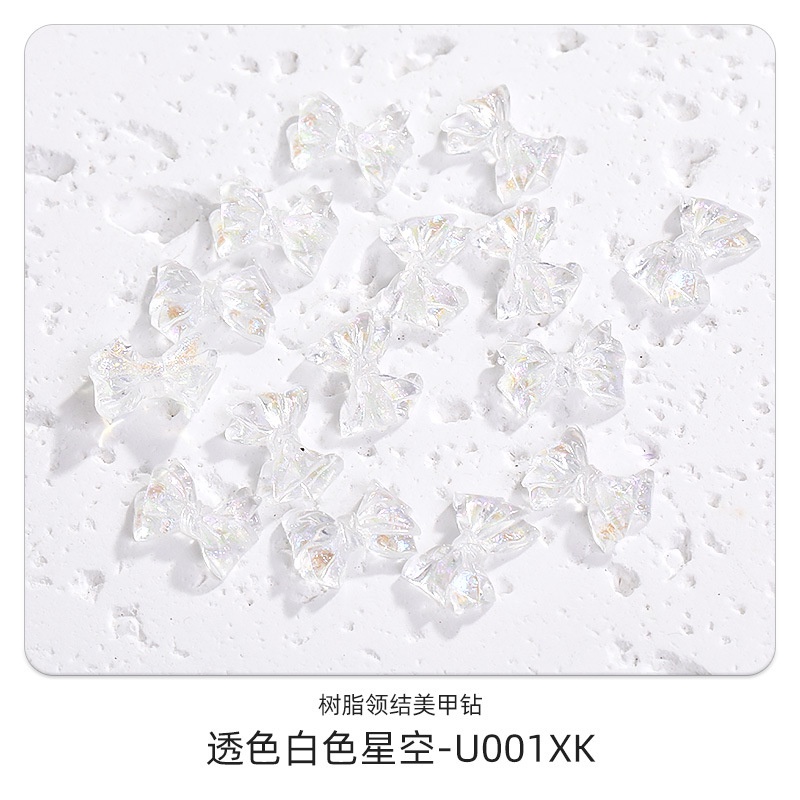 Phụ Kiện Trang Trí Móng Tay Trong Suốt Hình Bướm Màu Sắc Nổi Bật Thời Trang