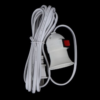 2.5m 4m e27 lamp base holder us hanging light bulb socket cord with switch
