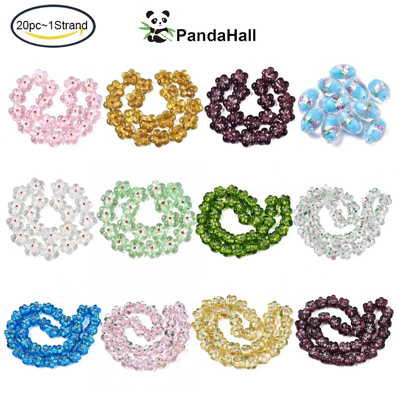 1 Cuộn Dây Lá Bạc 22~23x23x9~10mm: 1.2mm Khoảng Cách 20 Cái / Sợi Nhỏ 16.54 inch ~ 16.93 inch (42cm ~ 43cm)