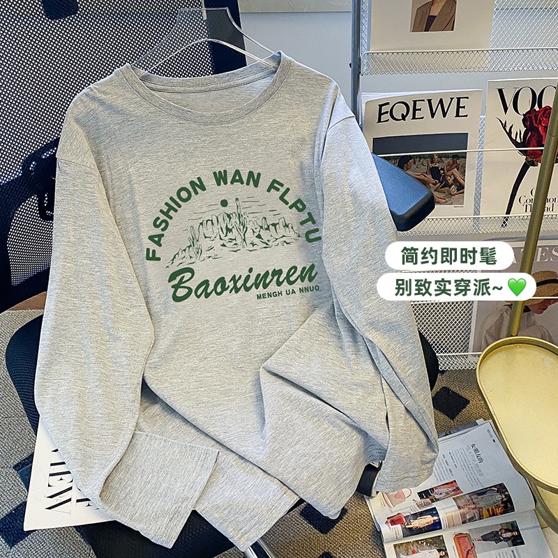 NRVP Áo Thun Nữ Dài Tay Thời Trang Hàn Quốc 2023