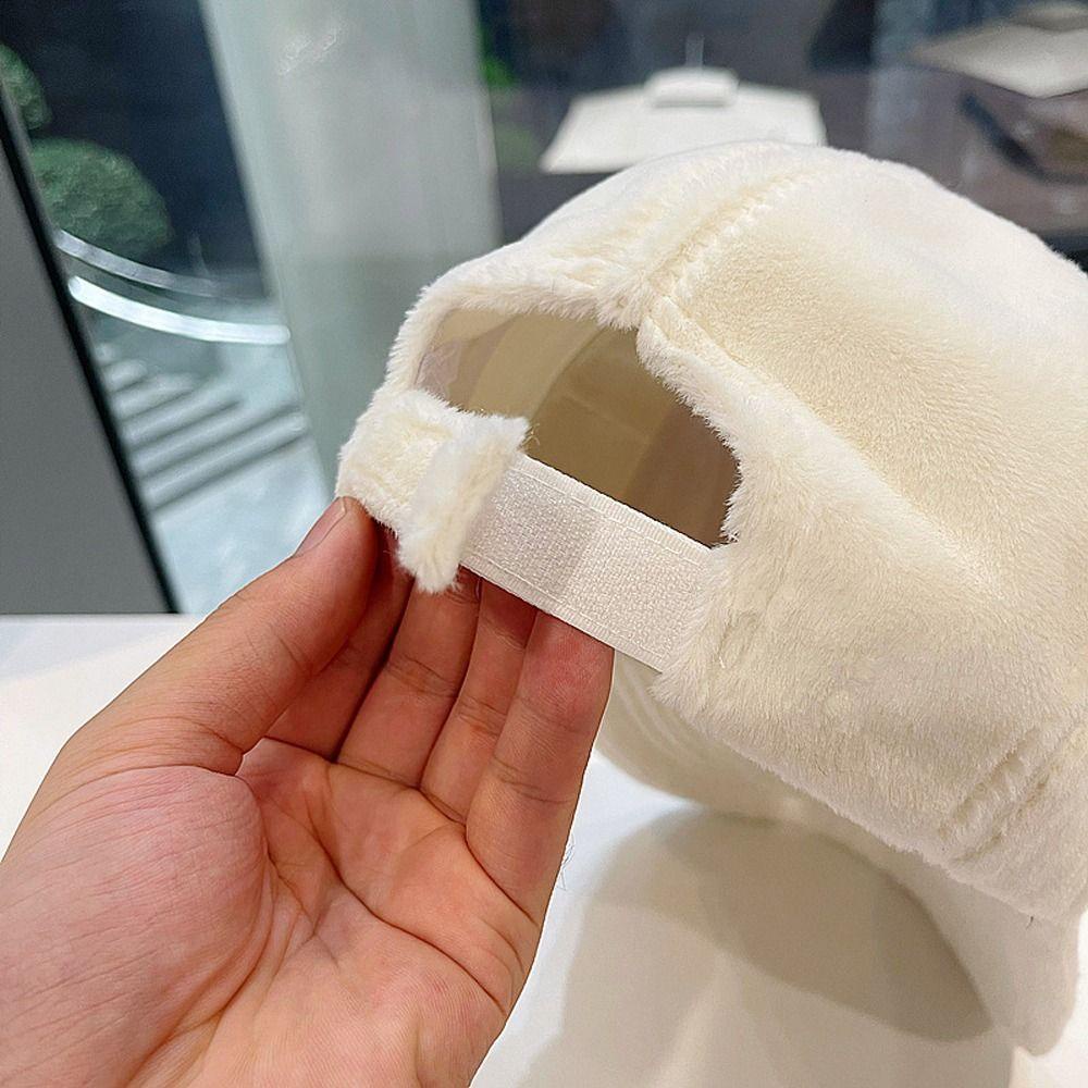 Mocho Mũ Lông Thỏ Giả Dày Dặn Có Thể Điều Chỉnh Thời Trang Thu Đông Dành Cho Nữ