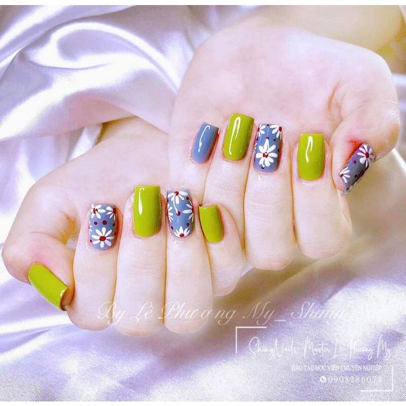 Set sơn gel neon 9 màu Very Good Nail chính hãng 15ml