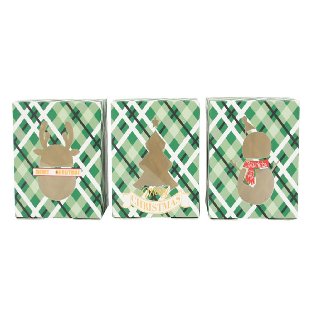 CHOOKEY Set 24 Hộp Giấy Đựng Quà Giáng Sinh