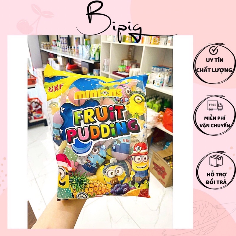 Thạch Minions Fruit Pudding date T5/2023