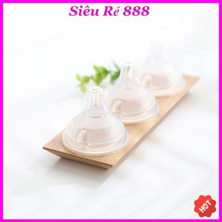 Núm ti Moyuum Hàn Quốc (đủ size 1-4), núm ti silicon siêu mềm