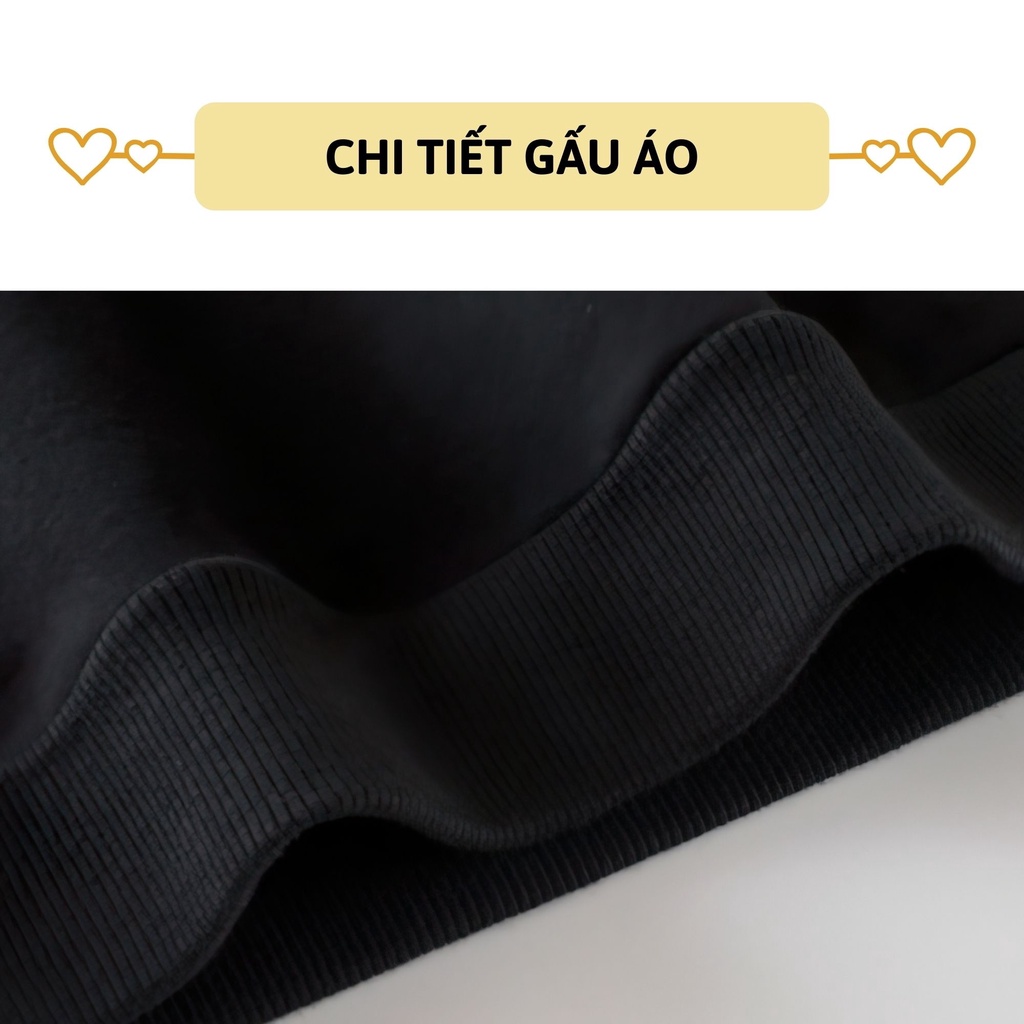 Áo nỉ hoodie bé gái dài tay 27kids 27home áo thun da cá lót lông nữ cho - ảnh sản phẩm 4