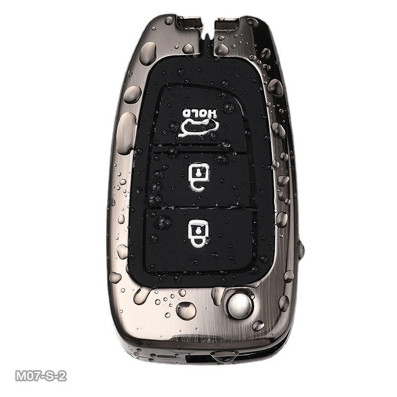 Vỏ ốp khoá xe hơi - Bọc chìa remote ô tô Hyundai Accent MT Bản Thiếu Chìa Gập 2018