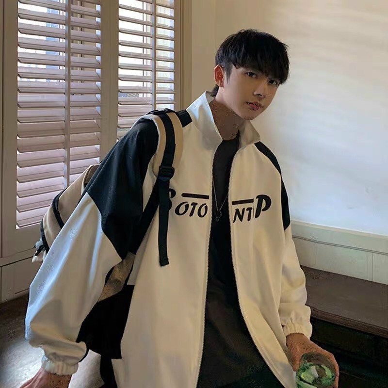 Áo khoác dù SoTontP Unisex Ulzzang 2 lớp phối màu 2 size Nam Nữ , hàng chuẩn from GZ202