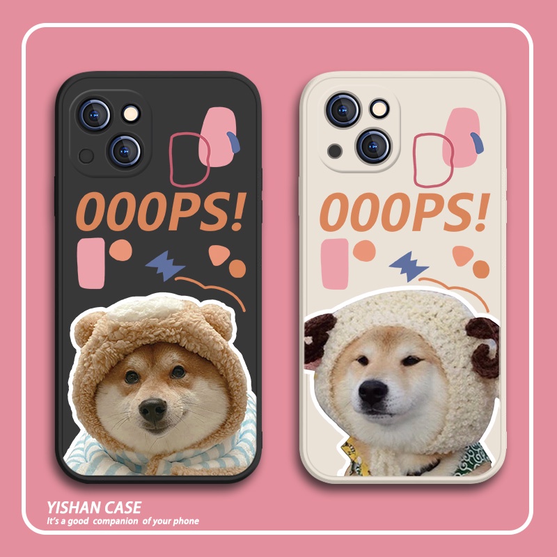 Ốp Điện Thoại Hình Shiba Inu Dễ Thương Chống Sốc Cho Iphone 13 Pro 11 Pro Max Xr 6s 7 8 Plus 12 Mini 14 Xs Max