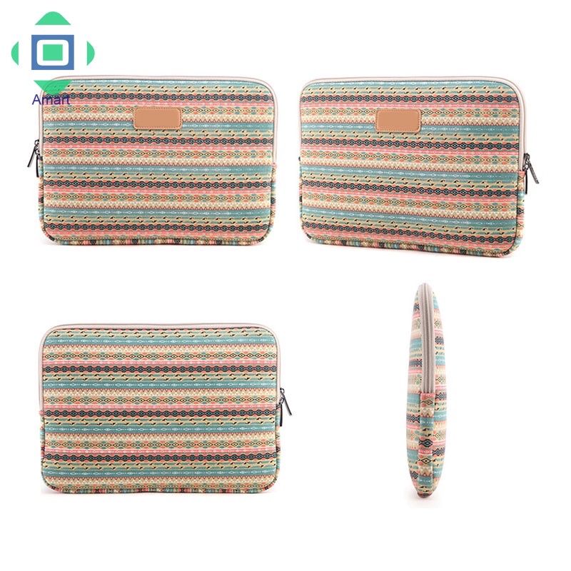 TÚI CHỐNG SỐC LAPTOP 12 INCH HOA VĂN THỔ CẨM