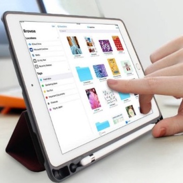 Bao da Mutural cho iPad mini 6 4 5 Air 1 2 3 10.5 Pro 9.7 Gen 6 7 8 9 Pro 10.2 Pro 11 2021 2020 m1 - Có khe để bút