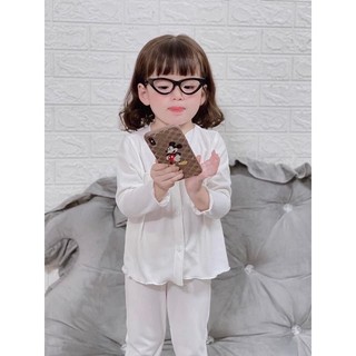 Set 2 bộ len tăm bé gái