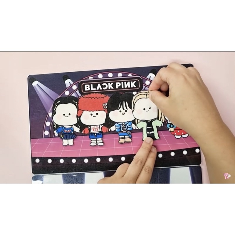 Búp bê giấy Blackpink kpop Shut down cực xinh!