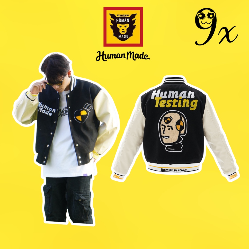 [ Ảnh Thật ] Áo Varsity Human Made hàng cao cấp ss2022