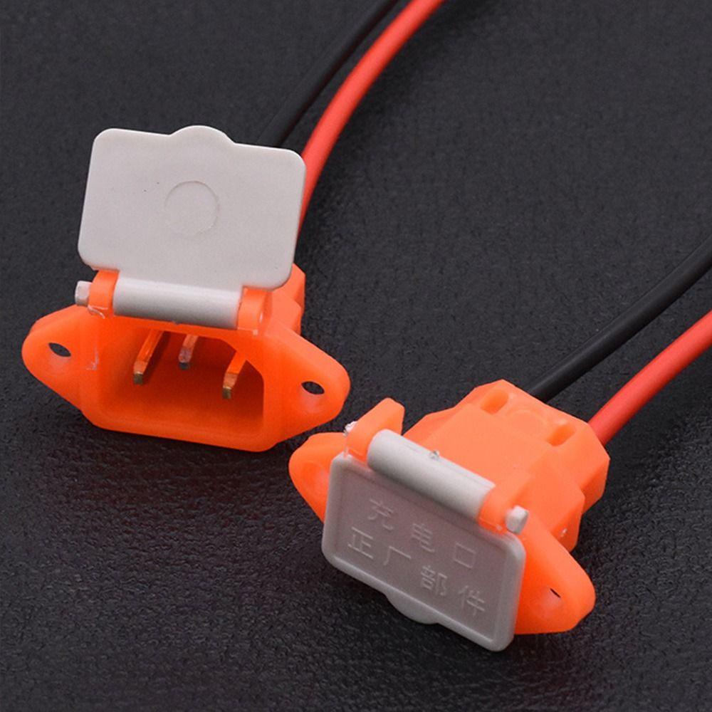 YEW Bộ 2 Phích Cắm Kết Nối Pin 48~72V Kèm Dây Cáp 12AWG