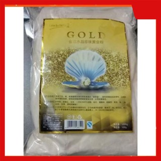 Bột Mặt Nạ Dẻo Vàng Ngọc Trai Collagen 24k [ Gói 1Kg]