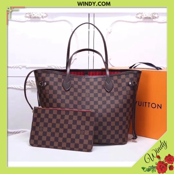 Túi Xách Nữ Công Sở LV To Đựng Vừa A4 Laptop Tặng Kèm Ví WD20225