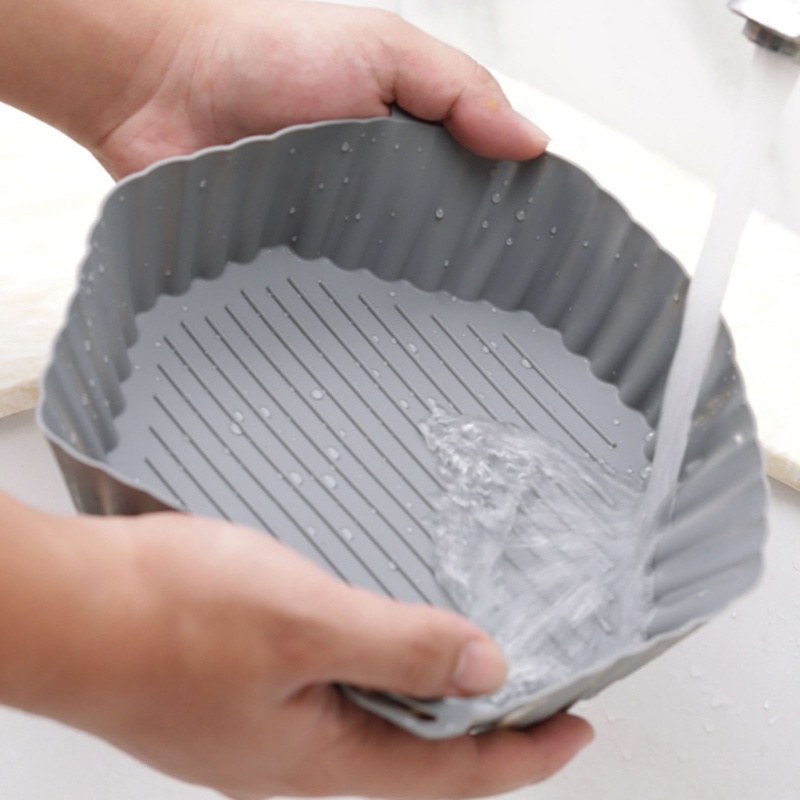 Rổ Silicone Chống Dính Hình Đa Giác Có Thể Tái Sử Dụng