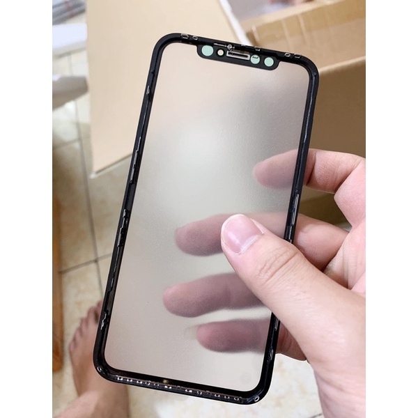 Kính màn phẳng độ XR lên 11 12 13 14 14Pro liền keo và không keo