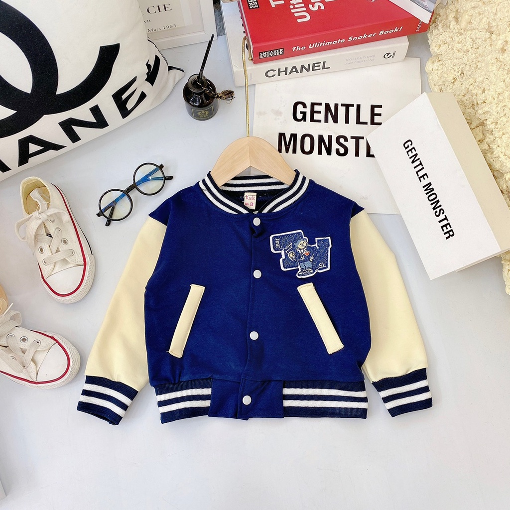 Rập giấy áo bomber cho bé trai và gái
