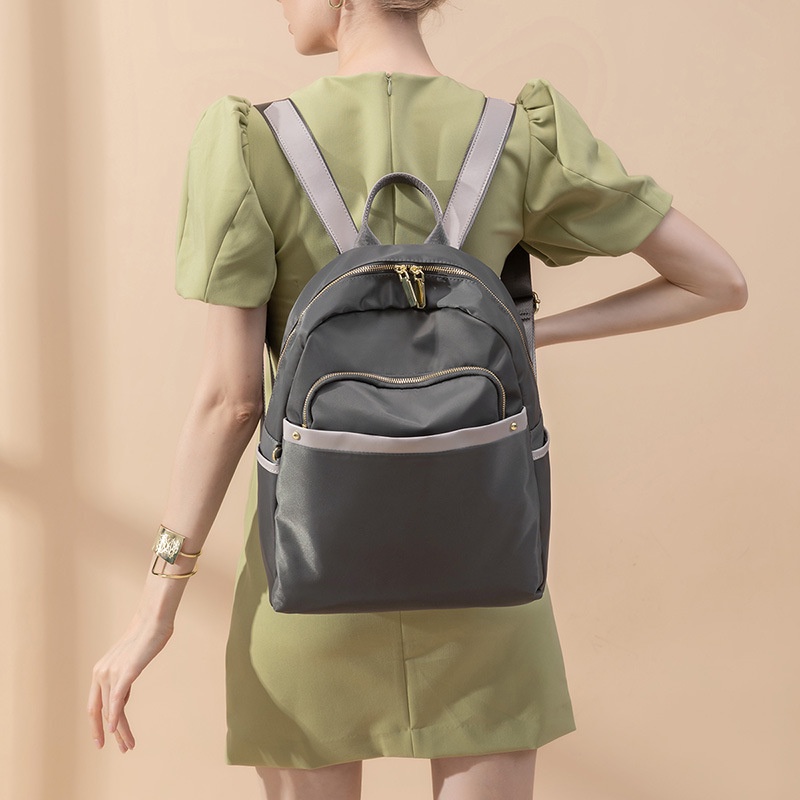 Balo Vải Oxford Đựng Laptop 14 Inch Thời Trang Cho Nữ