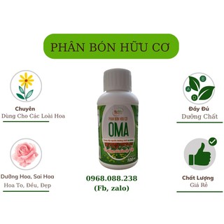 Phân bón 𝐎𝐌𝐀 𝟏𝟎𝟎𝐦𝐥 💥chính hãng💥 chuyên dinh dưỡng cho hoa hồng, cây cảnh, cây trồng các loại...