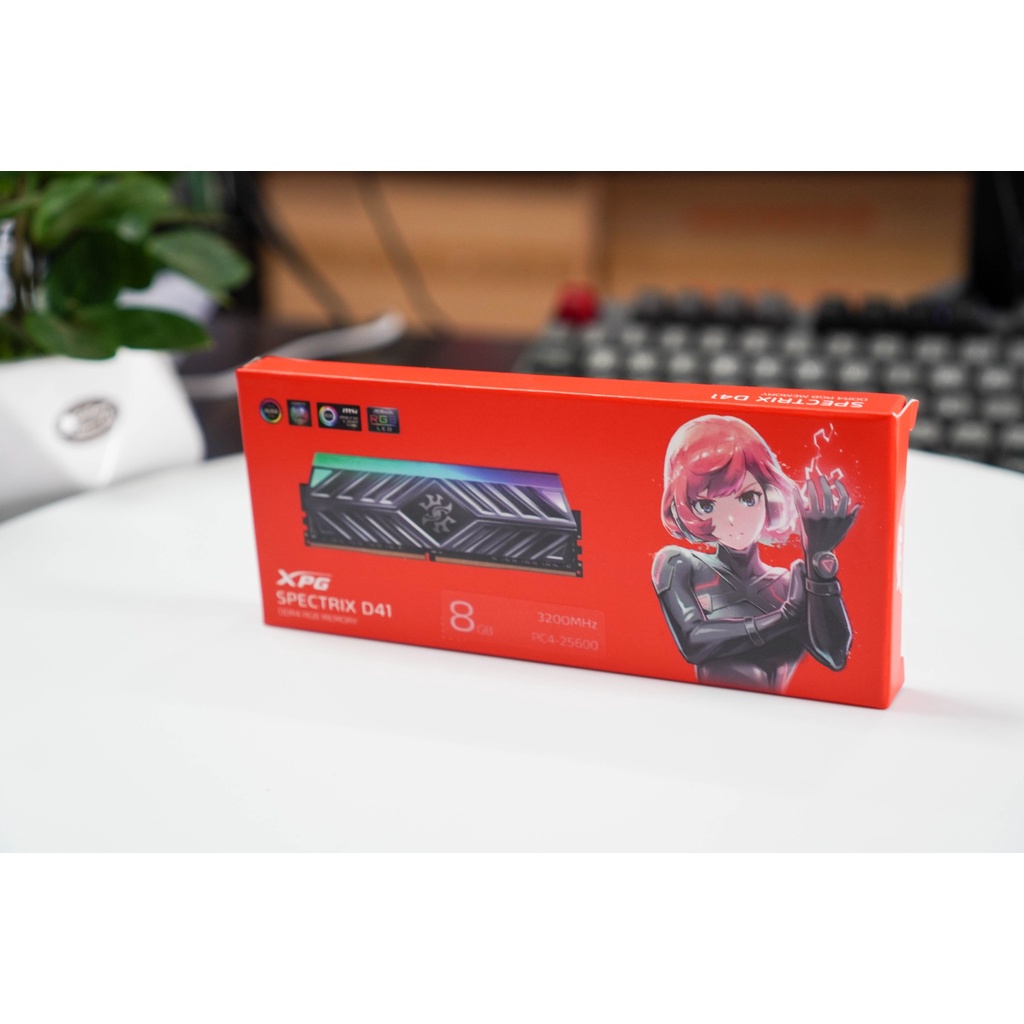 Ram máy tính Adata  XPG D41 DDR4 8GB 3200Mhz